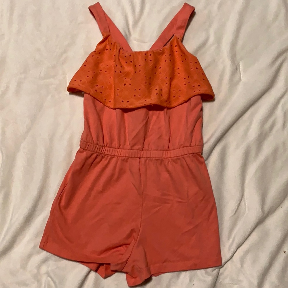 GUC old navy girls coral romper